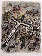 Le Martyr by Marc Chagall, 1970, lithograph on Velin d'Arches paper, sold May 2026