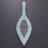 Daniel Clayman, Lute, glass, bronze, copper, brass, metal wire