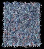 Neda Al-Hilali, Message To The Emperor Of Tashkent, 1985, acrylic and paint on aluminum