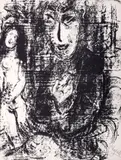Marc Chagall, Peintre Et Modele, 1963, lithograph on paper