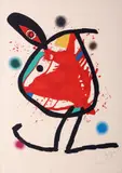 Le Guerrier Mongol by Joan Miró, 1976, lithograph on Arches paper, offered May 2026