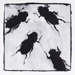 Bugs by Donald Sultan, 1998, silkscreen, offered May 2026