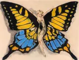 Louis Icart, PAPILLON I (Fluttering Butterfly), 1936, etching and aquatint on paper