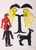 Alexander Calder, Cinema Ou Hommage A Man Ray, 1970, lithograph on wove paper