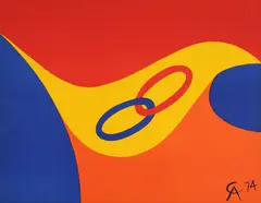 Alexander Calder, Friendship, 1974, lithograph on wove paper