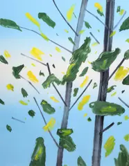 Alex Katz, Summer, 2024, archival pigment ink on Innova Etching Cotton Rag 315 gsm fine art paper