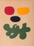 Adolph Gottlieb, Levitation, 1969, screenprint on paper