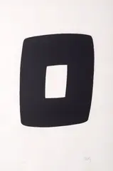 Ellsworth Kelly, Black And White, lithograph on Rives BFK paper