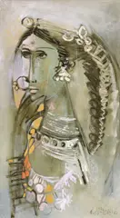 M. Sivanesan, Untitled, 1980, oil on canvas, mounted to board