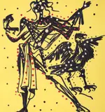 John The Baptist by Salvador Dalí, 1977, lithograph with gold foiling on Arches paper, offered May 2026