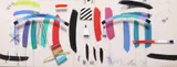 Joseph Stabilito, Mister X, acrylic on raw canvas