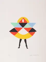 Sonia Delaunay, Carnaval, 1994, lithograph on paper