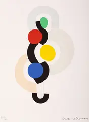 Sonia Delaunay, Dance Rythme Sans Fin, 1994, lithograph on paper