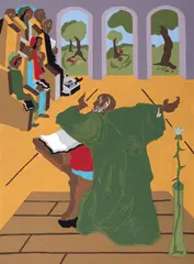 Jacob Lawrence, Untitled, 1989, lithograph on paper