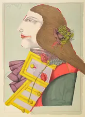 Richard Lindner, Der Rosenkavalier, 1978, lithograph on paper