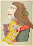Richard Lindner, Der Rosenkavalier, 1978, lithograph on paper