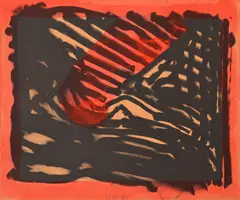 Howard Hodgkin, Red Eye, 1981, lithograph on paper