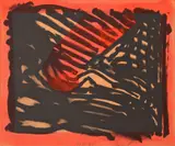 Howard Hodgkin, Red Eye, 1981, lithograph on paper