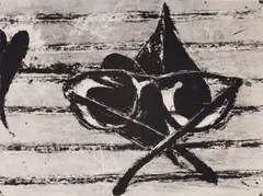 Richard Diebenkorn, UNTITLED (For Harvey Gantt), lithograph on Rives BFK paper