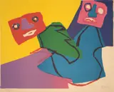 Karel Appel, Untitled, 1969, lithograph on Arches paper