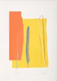 Larry Zox, Relatively, 1980, screenprint on paper