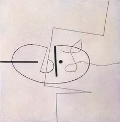Victor Pasmore, Image On The Wall B, 1992, etching on paper
