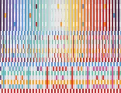 Yaacov Agam, The Blessing, screenprint on Arches 88 wove paper