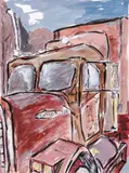 Bob Dylan, Truck, 2011, giclee print on Hahnemuhle museum etching paper