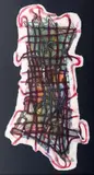 Elizabeth Murray, Wiggle Manhattan, 1992, lithograph on shaped handmade paper