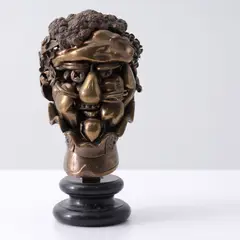 Untitled by Miguel Ortiz Berrocal, bronze, brass, sold Feb 2026