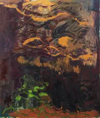 Per Kirkeby, VINTER-OJNE (Winter Eyes), 1988, oil on linen