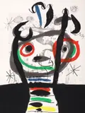 Joan Miró, Le Grand Sorcier, 1968, etching, aquatint, and drypoint with carborundum on Mandeure rag paper