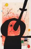 Joan Miró, Le Penseur, 1969, etching, aquatint, and drypoint with carborundum on Arches paper