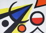 Alexander Calder, Grande A Avec Moustaches, 1969, lithograph on Arches wove paper