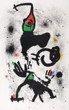 Le Pecheur D'Eponges by Joan Miró, 1971, lithograph on paper, sold May 2026
