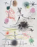 Quelques Fleurs Pour Des Amis, Plate Ii by Joan Miró, lithograph on Arches wove paper, sold Feb 2026