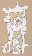 Jean Dubuffet, Villa Duplex, 1976, screenprint on Arches MBM paper