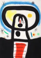 Joan Miró, L'Equinoxe, 1967, etching, aquatint, and carborundum on Chiffon de Mandeure paper
