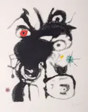 Joan Miró, Untitled, 1975, etching and aquatint with carborundum on Guarro paper