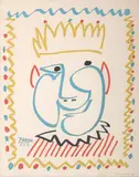 Pablo Picasso, LE ROI (The King), 1951, lithograph on paper