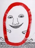 Keith Haring, UNTITLED (Plate 5), lithograph on paper