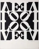Robert Indiana, Black And White Love