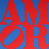 Robert Indiana, Amor, 1994, aquatint in colors on Rives BFK paper