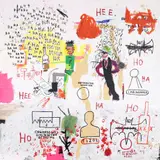 Jean-Michel Basquiat, Riddle Me This, Batman, screenprint on wove paper
