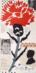 Donald Baechler, Thistle, 1999, lithograph on paper