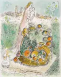 Marc Chagall, LA GRANDE CORBEILLE (The Large Basket), 1975, lithograph on Arches paper