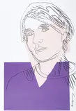 Andy Warhol, Self-Portrait, 1978, screenprint on wallpaper