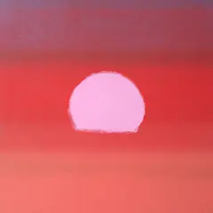 Sunset by Andy Warhol, silkscreen on Lenox Museum Board, sold Feb 2026