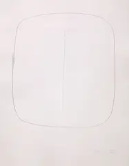 Lucio Fontana, Concetto Spaziale, 1961, lithograph with a single incision on paper, translucent cover sheet, publisher's portfolio