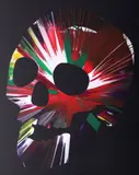 Skull by Damien Hirst, 2009, acrylic on paper, sold Feb 2026